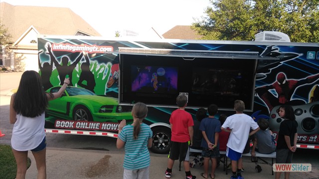 Video Game Truck Birthday Party in 