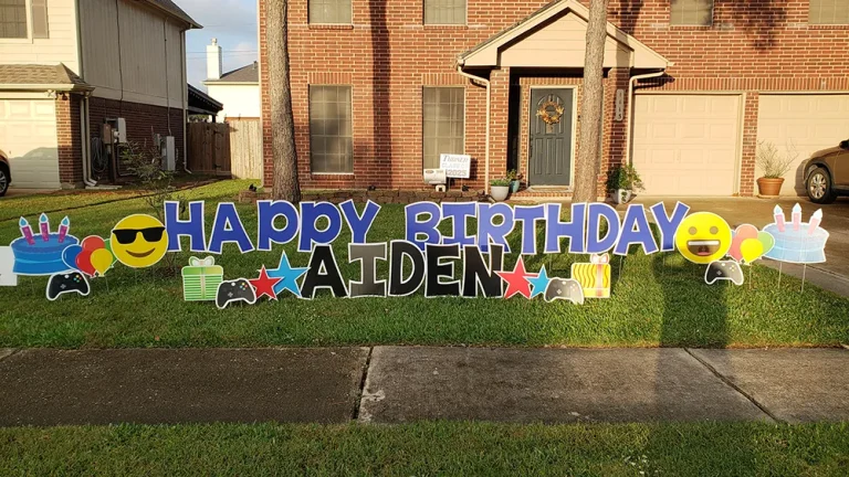 Happy birthday yard sign added by Infinite Gaming